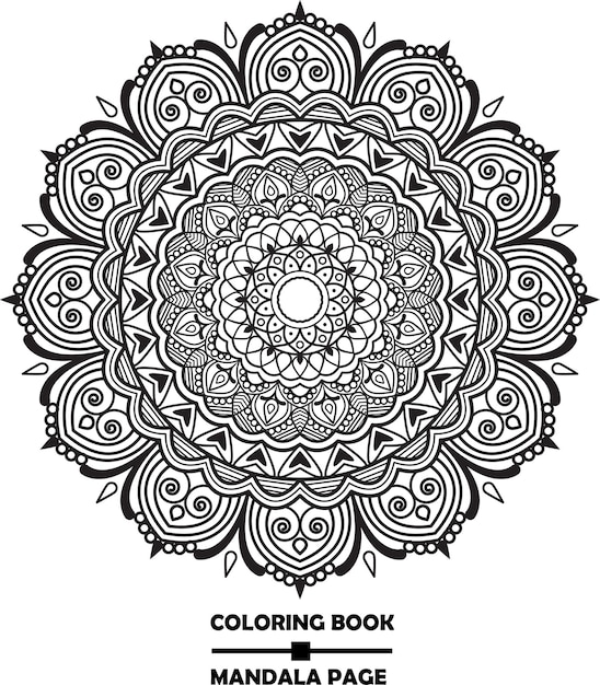 Libro para colorear mandalas de flores