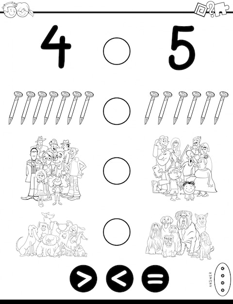 libro de colorear de mayor o menor juego para colorear