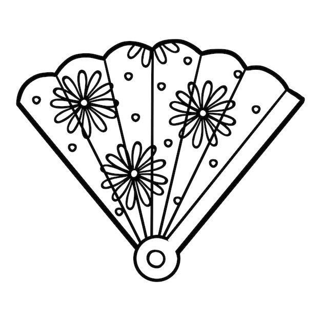 Libro de colorear para niños, accesorios de dibujos animados, ventilador.