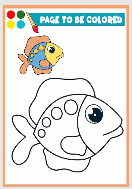 Libro para colorear de peces para niños: Libros de colorear súper  divertidos para niños / increíbles animales marinos para colorear y dibujar,  libro de actividades para niños y niñas (Paperback) 