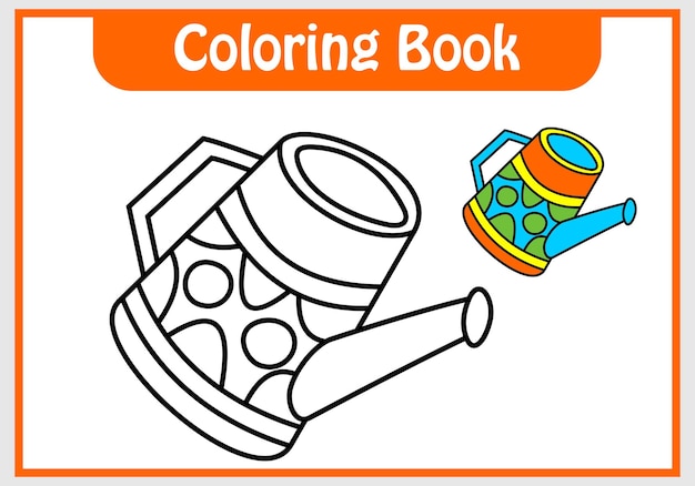 Libro para colorear para niños saludos