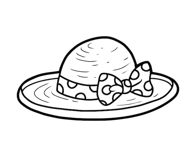 acento Coro Acercarse Libro para colorear para niños sombreros de dibujos animados sombrero de paja de rafia | Vector Premium acento Coro Acercarse Libro para colorear para niños sombreros de dibujos animados sombrero de paja de rafia | Vector Premium