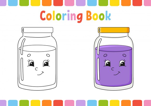 Libro para colorear para niños.