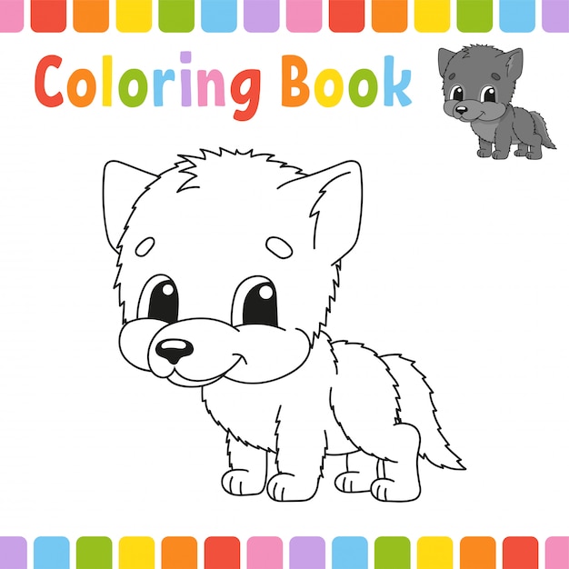 Libro para colorear para niños.