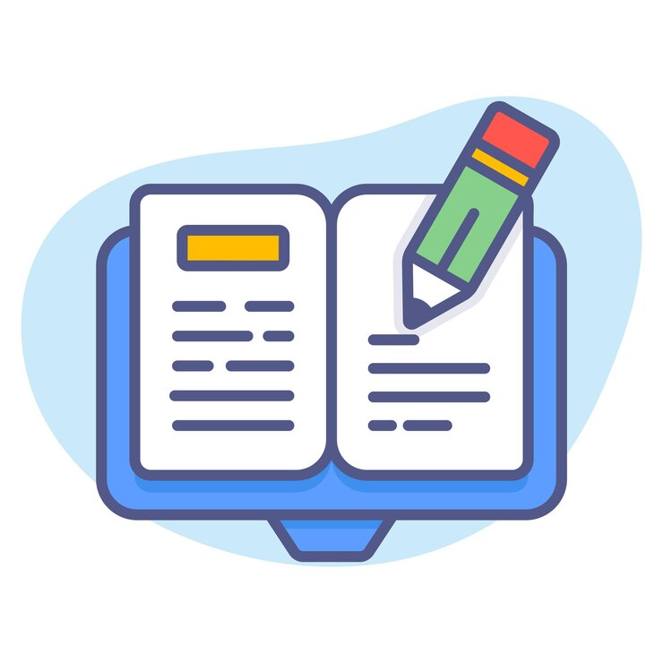 Vector libro editar conceptos modernos diseño plano concepto de ilustración vectorial de calidad premium símbolo vectorial