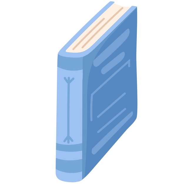 Libro para leer en estilo plano Literatura para lectura y educación.