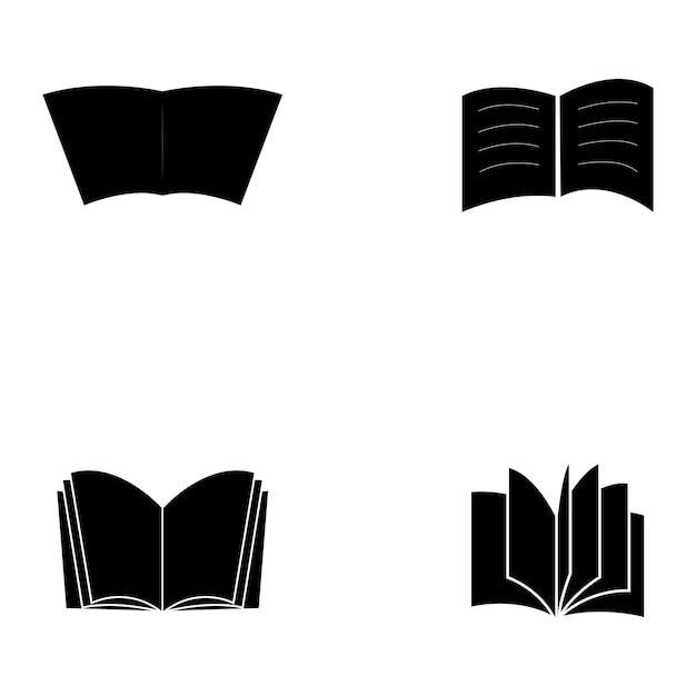 Libro, logotipo, vector