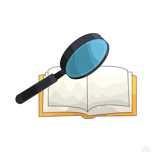 libro y lupa