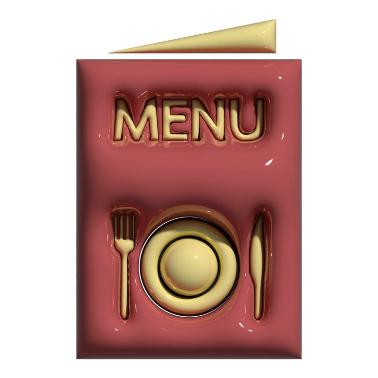 Libro de menús de restaurantes Icono sencillo