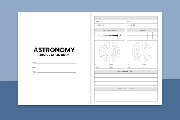 Libro de observación astronómica