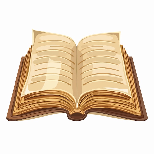 un libro con las páginas abiertas a la izquierda de la página