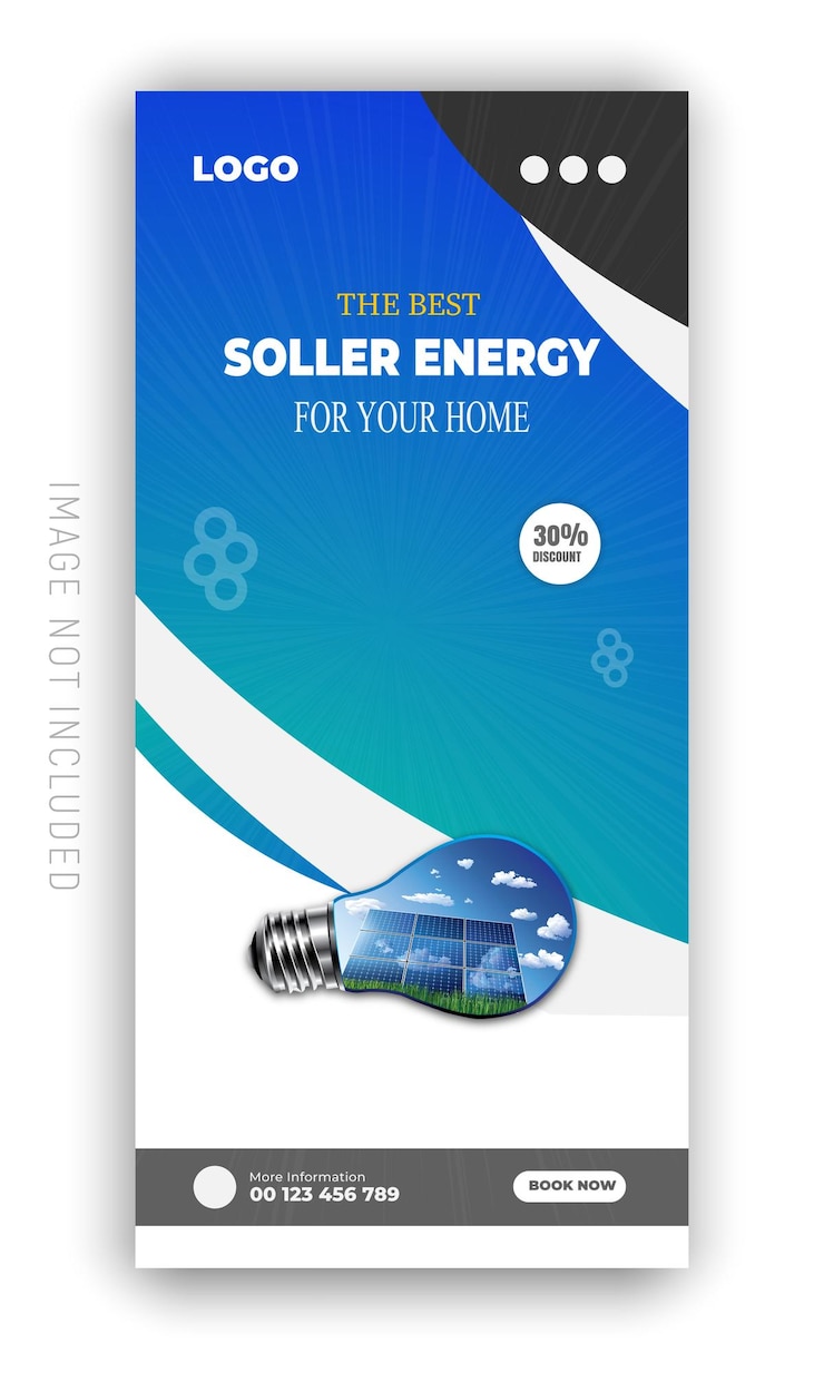 Vector un libro que dice la mejor energía energía para su hogar
