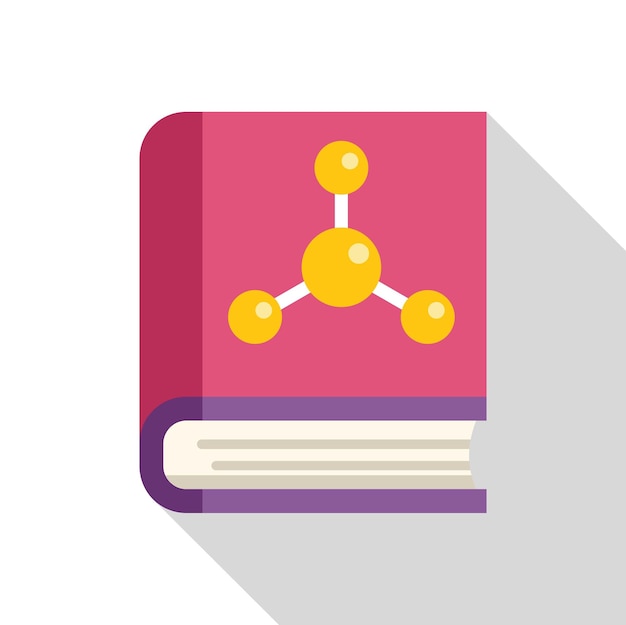 Libro de texto de química que ilustra la estructura molecular con átomos conectados