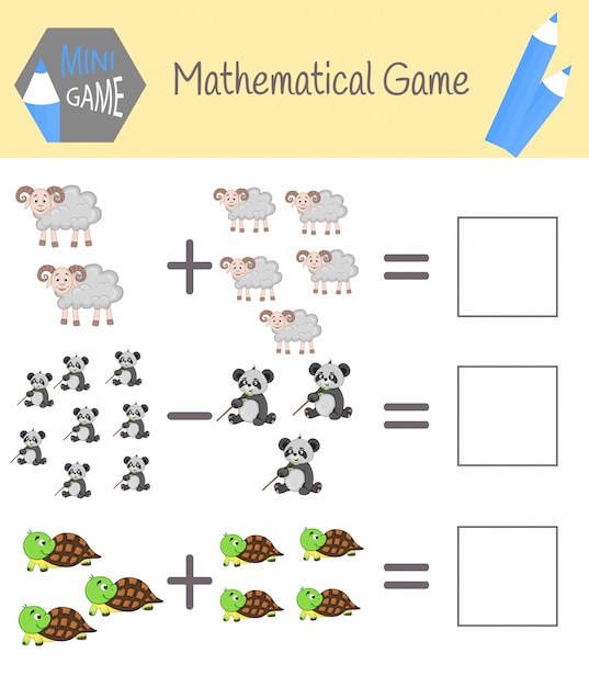 Libro de trabajo sobre matemáticas para la educación preescolar. puzzles para niños. aprende a contar. resolver ejemplos