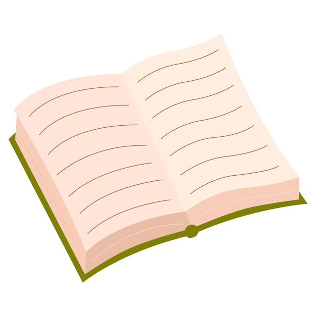Libro verde abierto