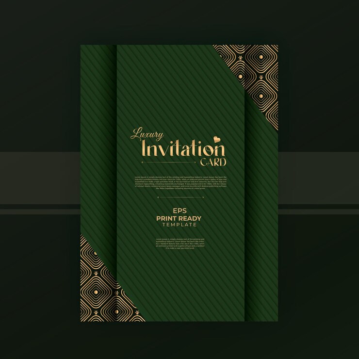 un libro verde y dorado con un fondo dorado y negro