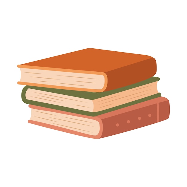 Libros apilados uno encima del otro El concepto de comodidad de ocio