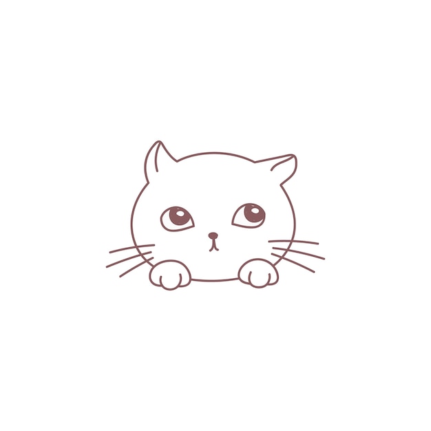 libros para colorear cabezas de gatitos lindos blancos