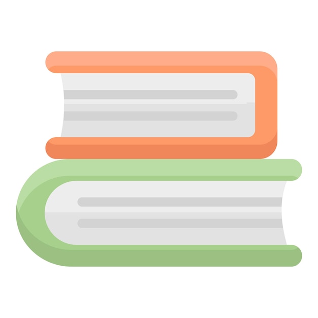 libros icona de línea vectorial icona de escuela y educación
