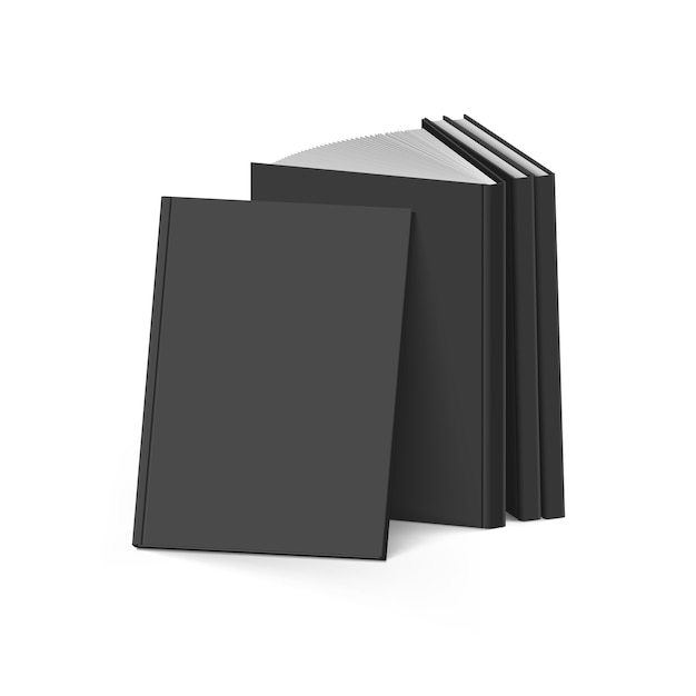 Vector libros negros