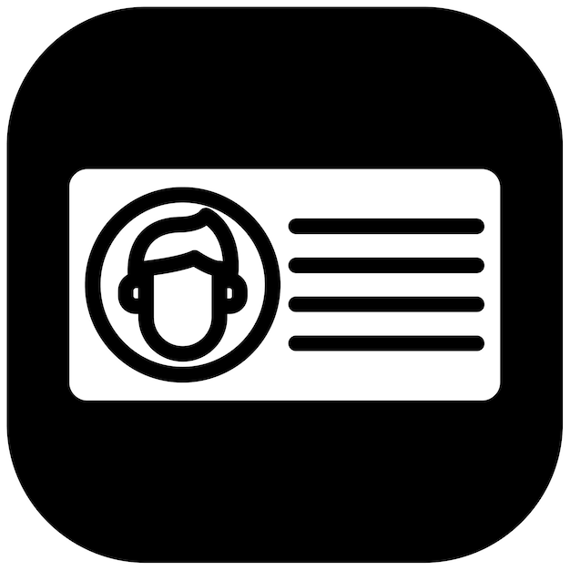 Licencia para trabajar Ilustración vectorial