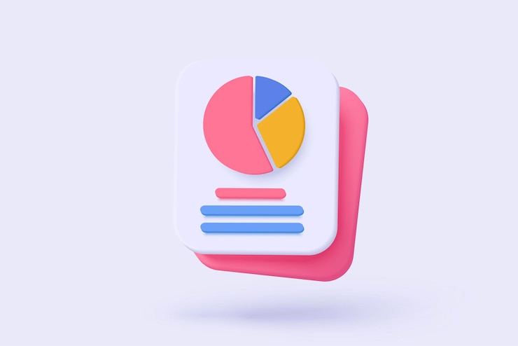 Vector liderazgo para una nueva idea exitosa excelente gráfico de negocios en el fondo bajo concepto de solución creativa en renderizado vectorial 3d en fondo blanco objetivo 3d para inversiones financieras de bancos comerciales