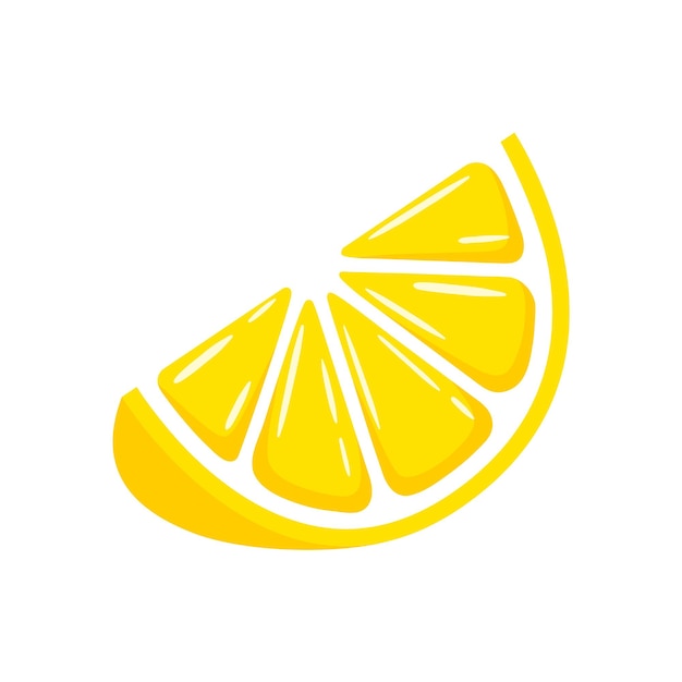Limón amarillo aislado sobre fondo blanco.