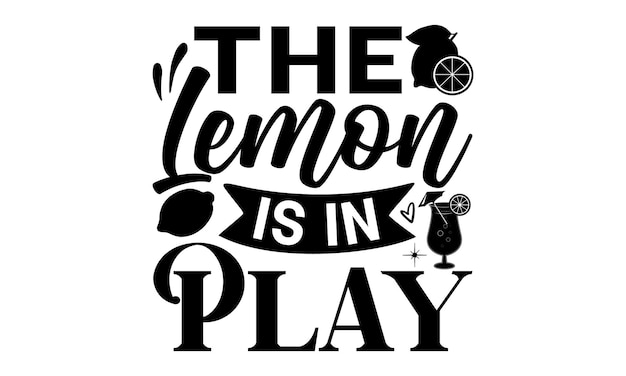 El limón está en cartel de juego.