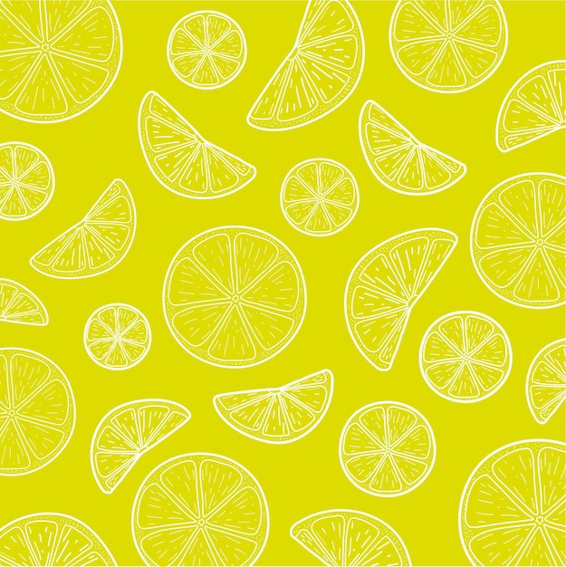 Limón patrón transparente