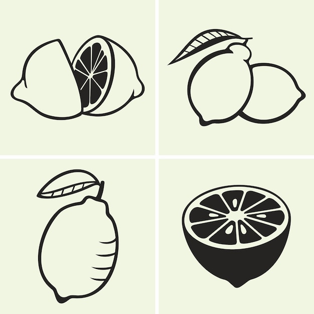 Vector limones