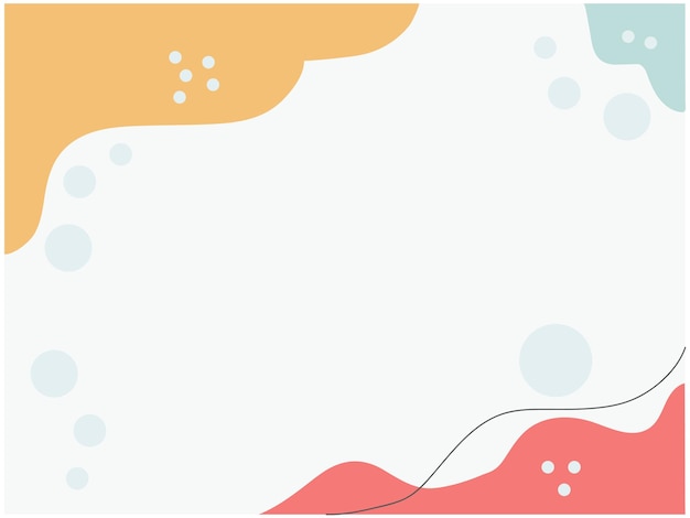 Limpie el fondo para la tarjeta Vector de espacio en blanco