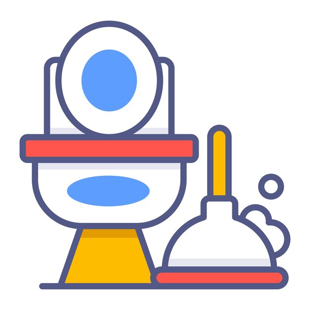Limpieza por descarga Diseño de conceptos modernos Concepto de ilustración vectorial de calidad premium Símbolo vectorial