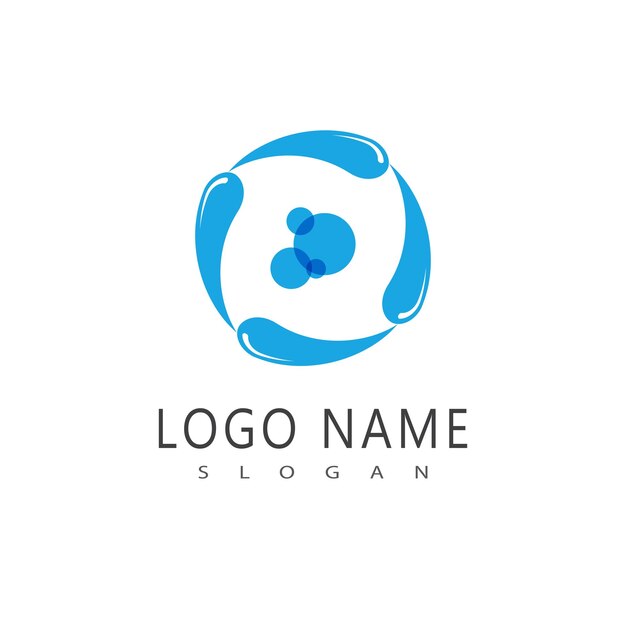 Limpieza del diseño del símbolo de la plantilla vectorial del logotipo