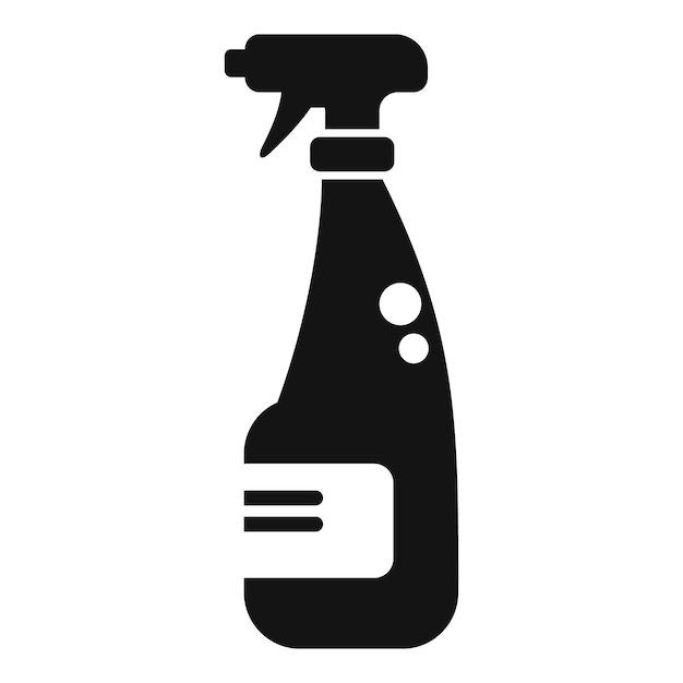 Limpieza del icono de la nevera del recipiente de vector simple Seguro para la boquilla de aire