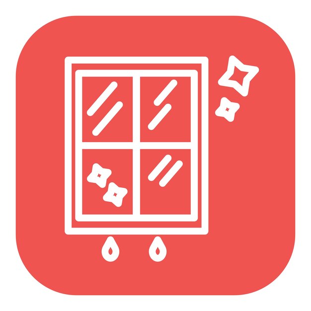 Limpieza de la ilustración vectorial de Windows