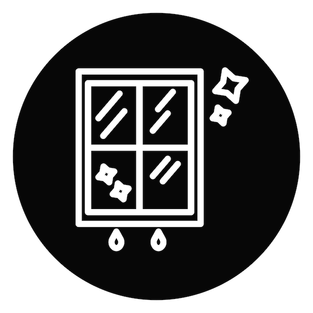 Limpieza de la ilustración vectorial de Windows