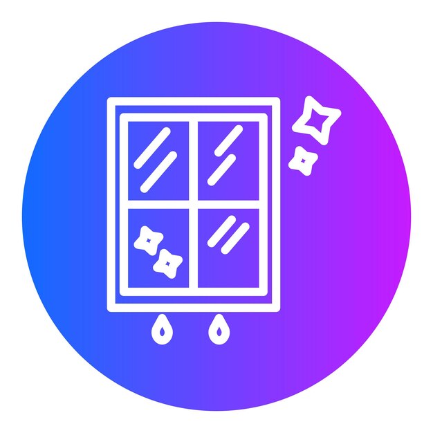 Limpieza de la ilustración vectorial de Windows