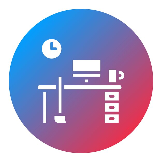 Limpieza de la imagen vectorial del icono de la oficina Se puede utilizar para la limpieza y la depuración