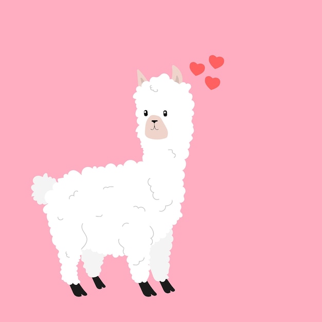 Linda alpaca enamorada