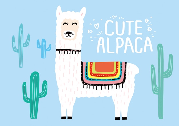 Vector linda alpaca