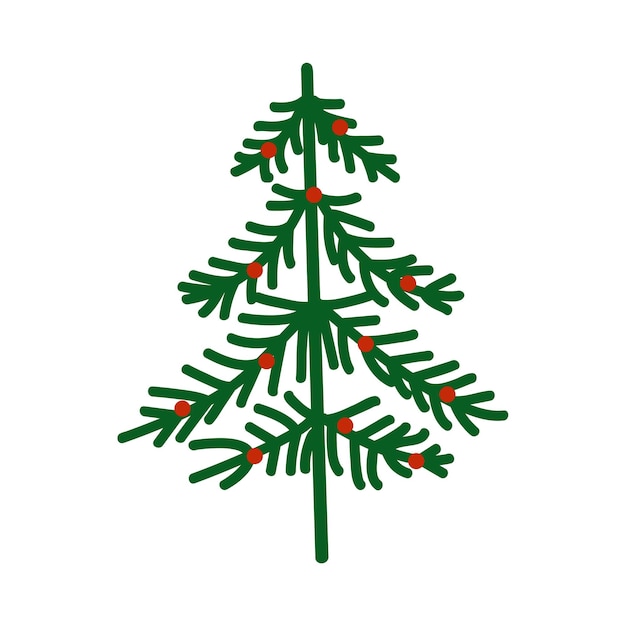 Linda colección de árboles de navidad decorados