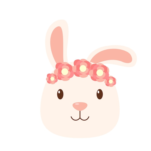 Una linda ilustración del conejo de Pascua