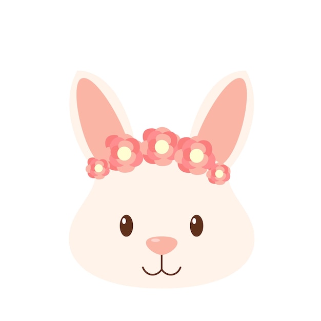 Una linda ilustración del conejo de Pascua