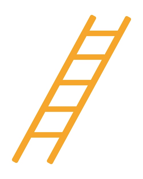 Linda ilustración de Vector de escalera minimalista