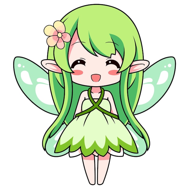 La linda pequeña hada