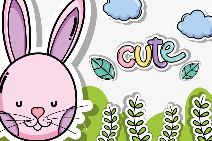 Vector lindas tarjetas de animales