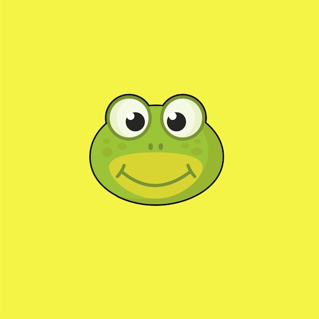 un lindo animal se enfrenta a una ilustración vectorial