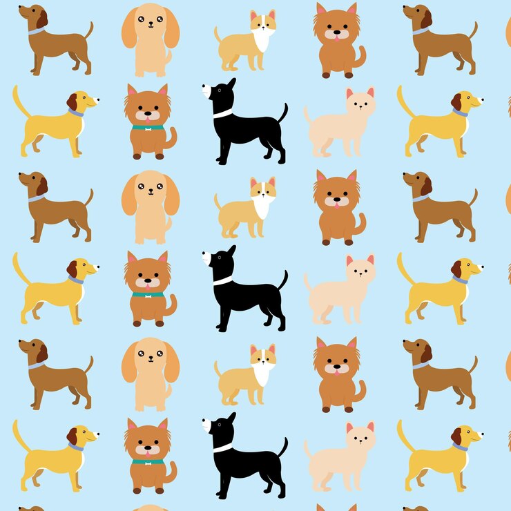 Lindo cachorro de perro de raza mixta de fondo transparente con ilustración de perro de raza