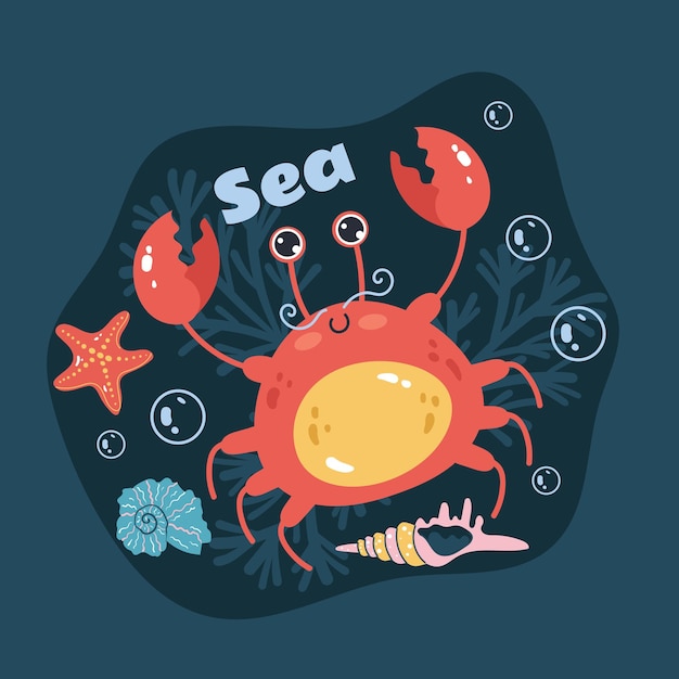 Lindo, camisa, emblema, arte, animal, submarino, océano, arrecife, vida marina, concepto