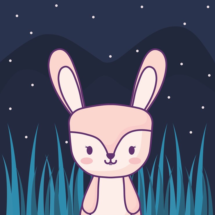 Vector lindo conejo